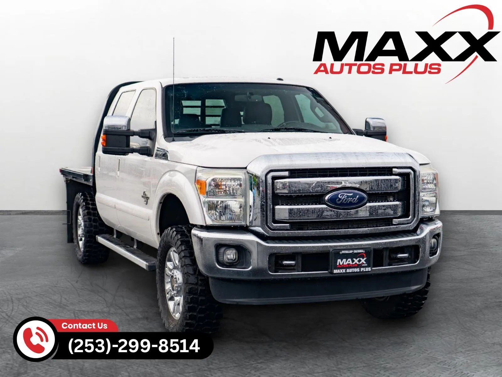 White 2015 Ford Super Duty F-250 Lariat for sale in Puyallup, WA