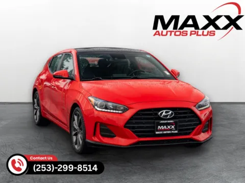 Red 2021 Hyundai Veloster 2.0 Premium for sale in Puyallup, WA