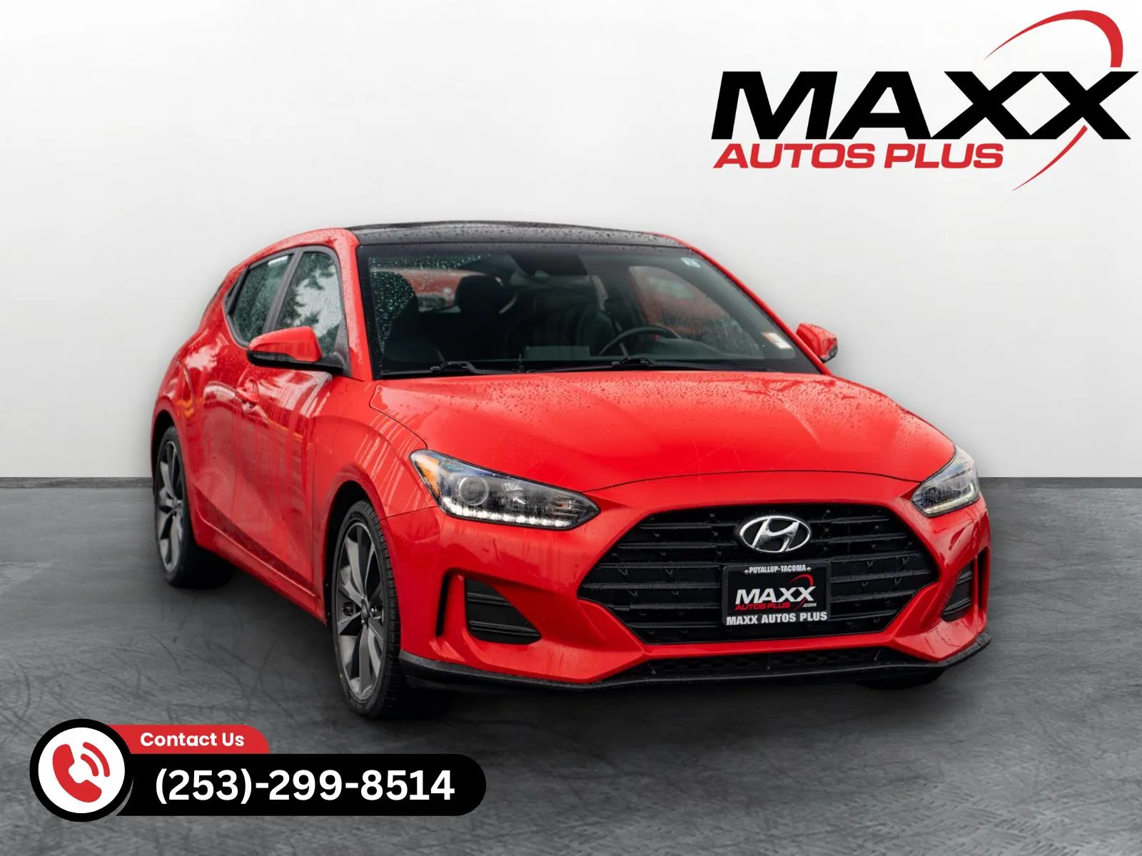 Red 2021 Hyundai Veloster 2.0 Premium for sale in Puyallup, WA