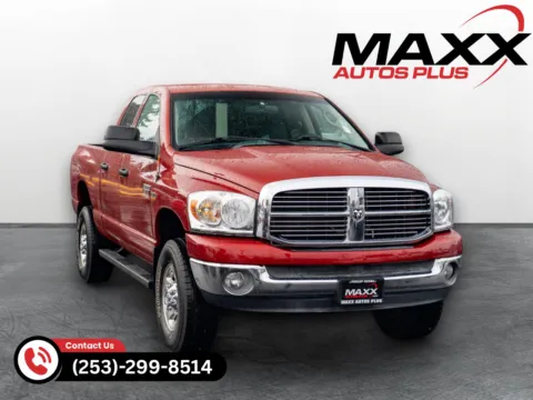 Red 2008 Dodge Ram 2500 SLT for sale in Puyallup, WA