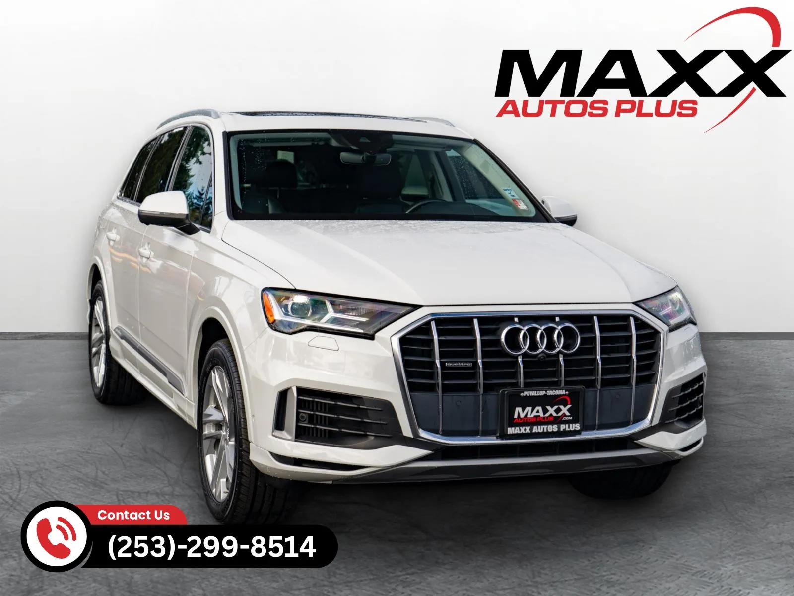 White 2020 Audi Q7 Premium Plus for sale in Puyallup, WA