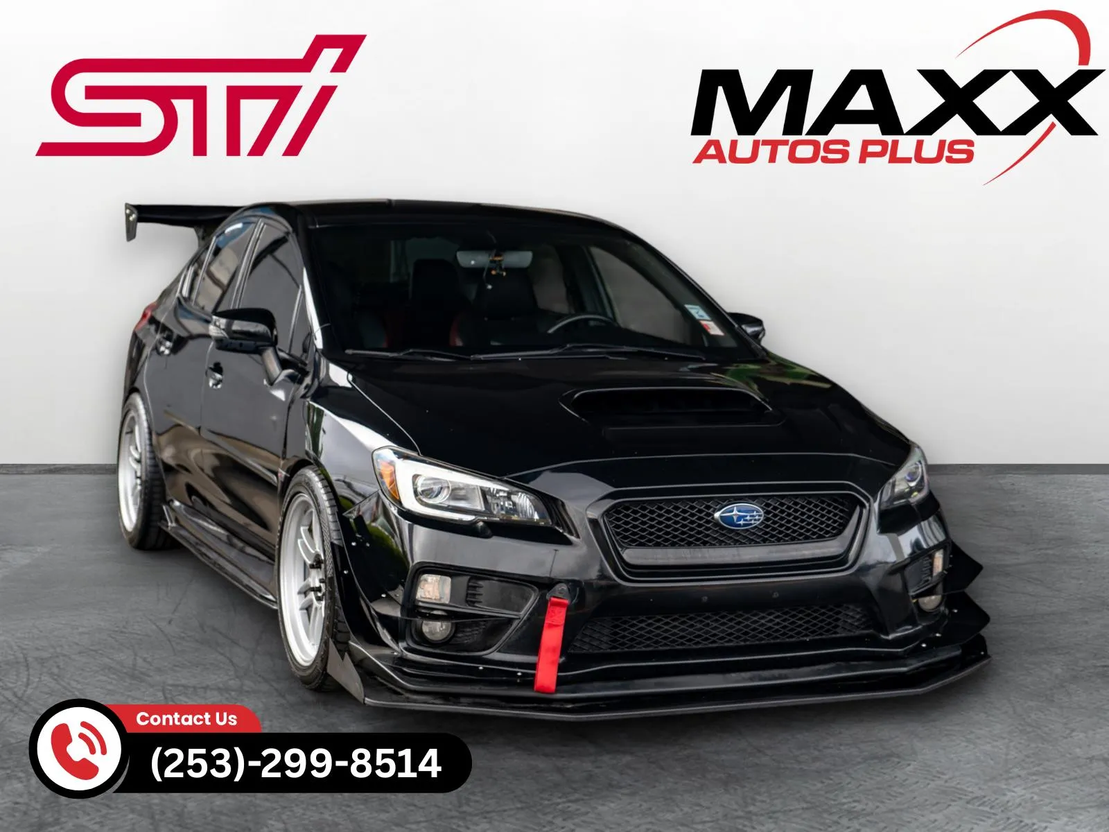 Black 2017 Subaru WRX STI for sale in Puyallup, WA