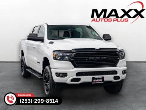 White 2020 Ram 1500 Big Horn for sale in Puyallup, WA