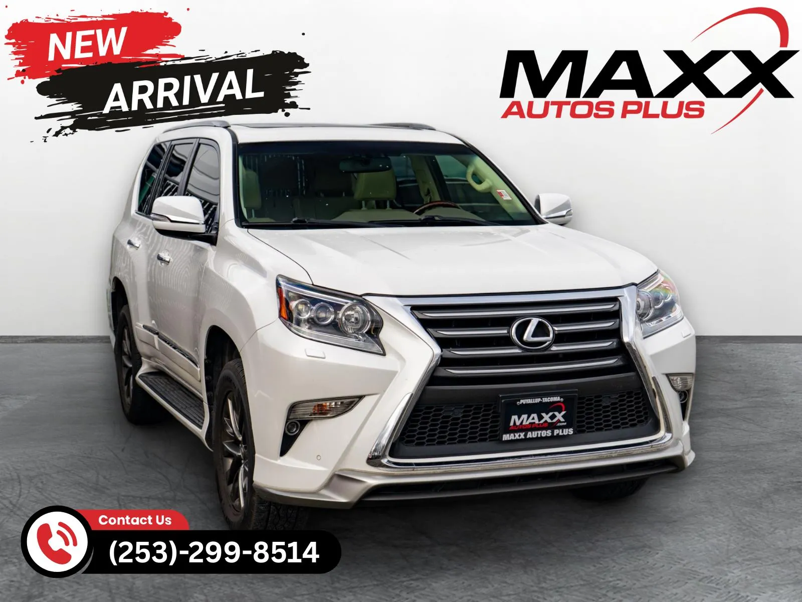 White 2018 Lexus GX 460 for sale in Puyallup, WA