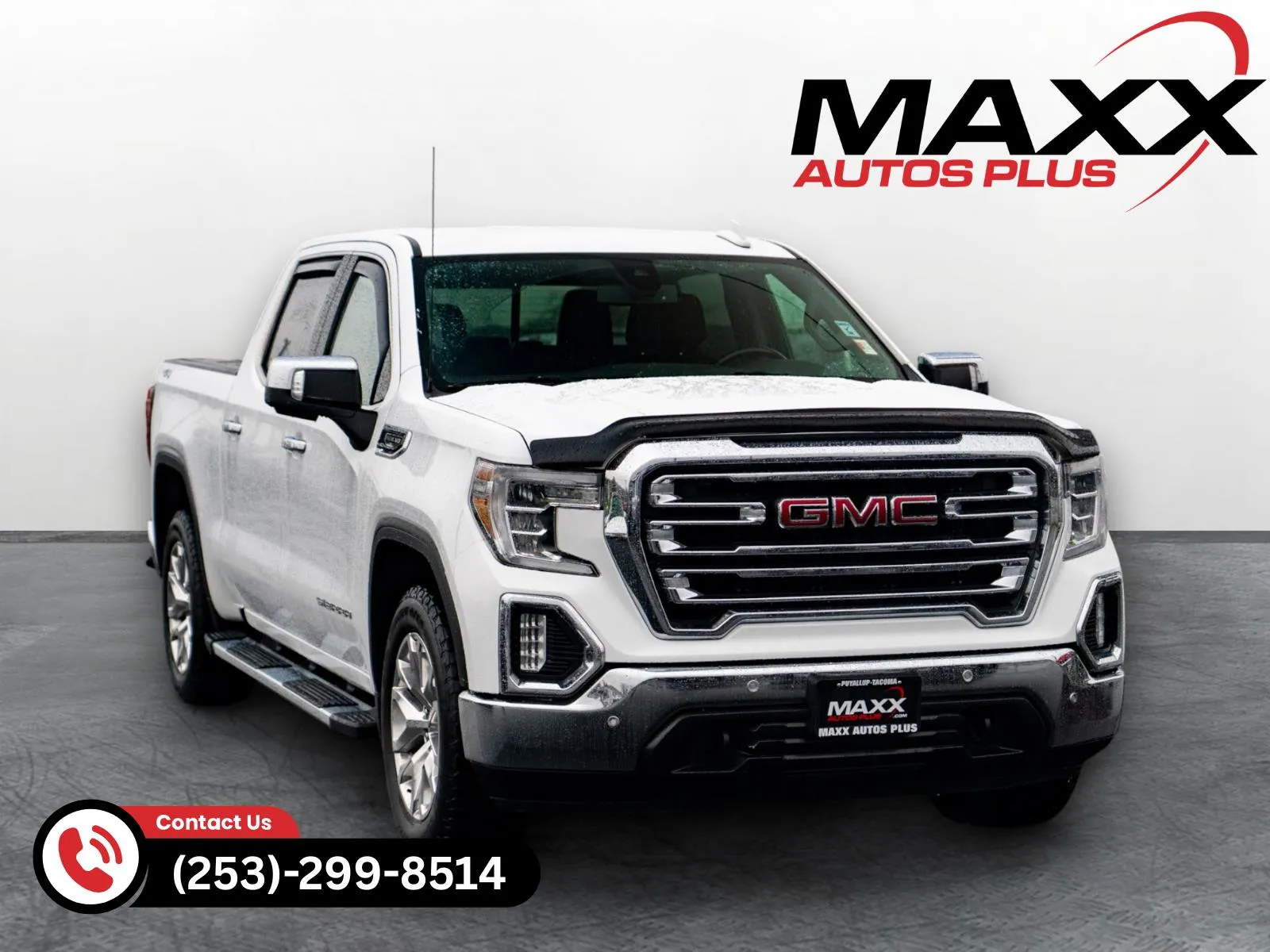 White 2019 GMC Sierra 1500 SLT for sale in Puyallup, WA