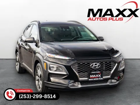 Black 2020 Hyundai Kona Limited for sale in Puyallup, WA