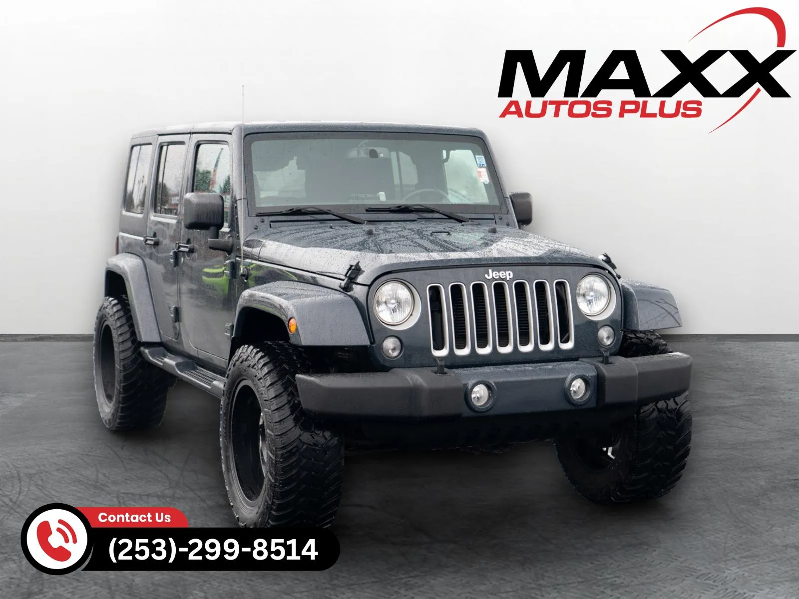 Gray 2018 Jeep Wrangler JK Unlimited Sahara for sale in Puyallup, WA