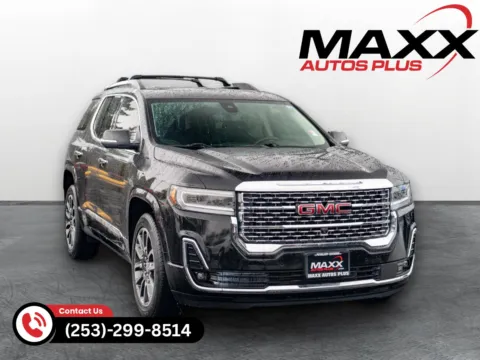 Black 2020 GMC Acadia Denali for sale in Puyallup, WA
