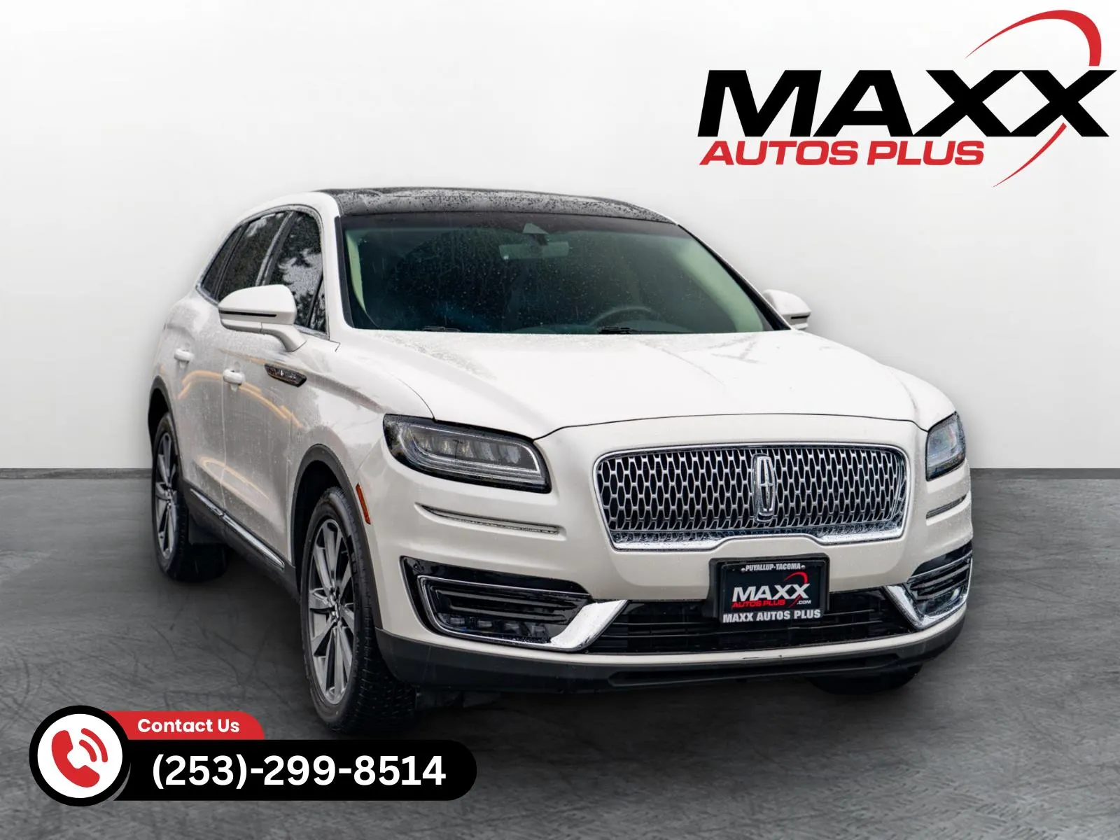 White 2019 Lincoln Nautilus Select for sale in Puyallup, WA