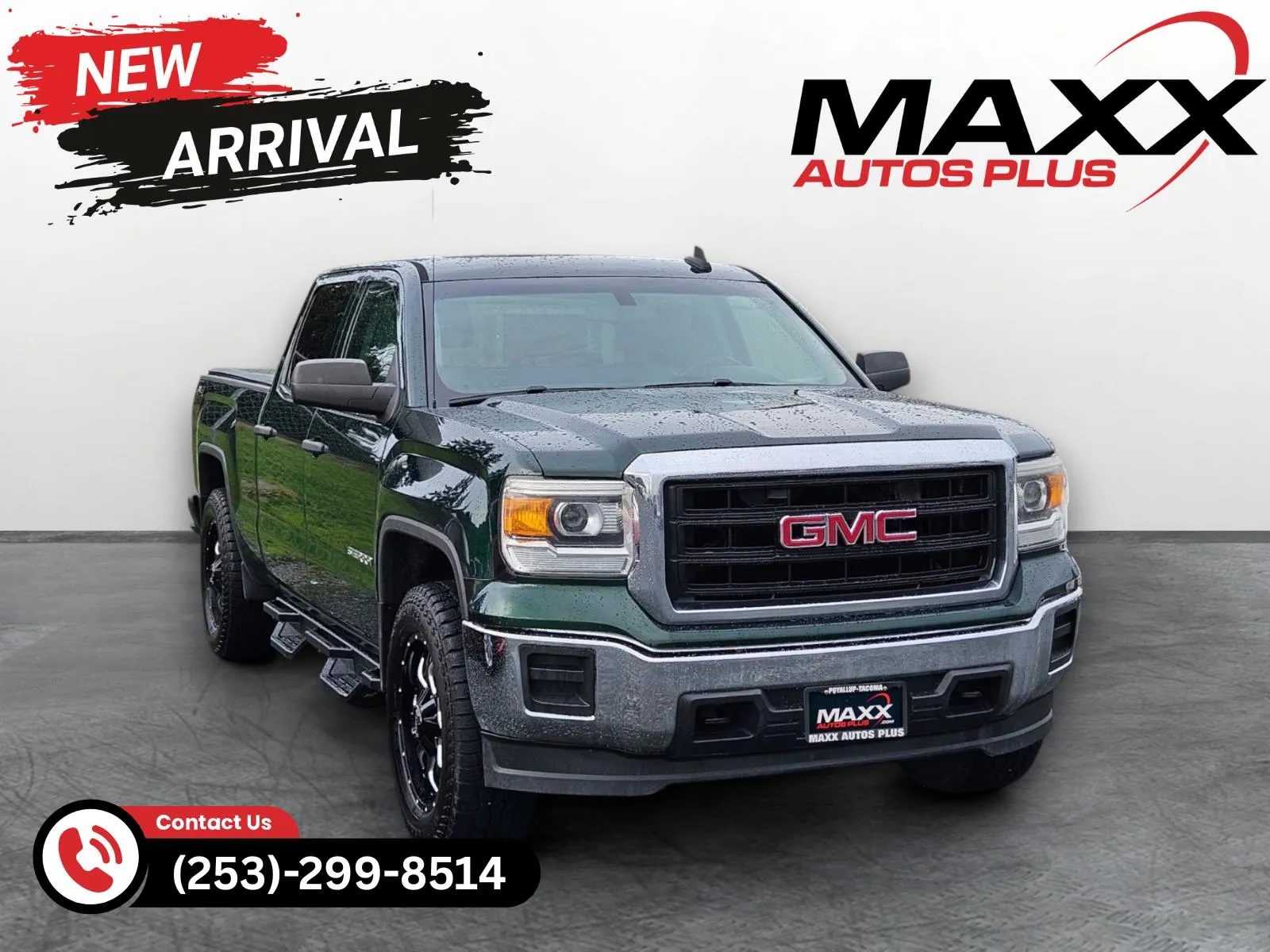 Green 2015 GMC Sierra 1500 for sale in Puyallup, WA