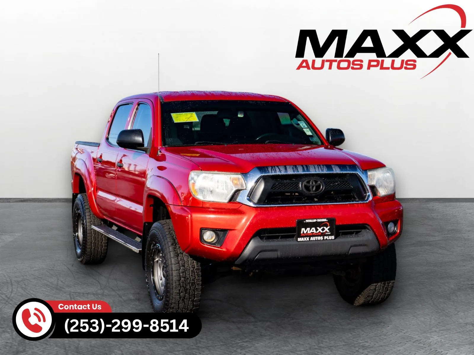 Red 2013 Toyota Tacoma PreRunner for sale in Puyallup, WA