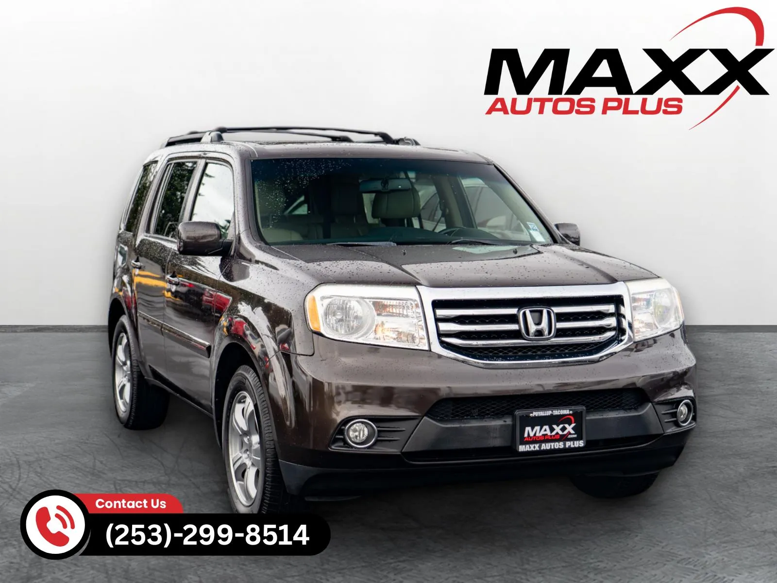 Silver 2015 Honda Pilot EX-L for sale in Puyallup, WA