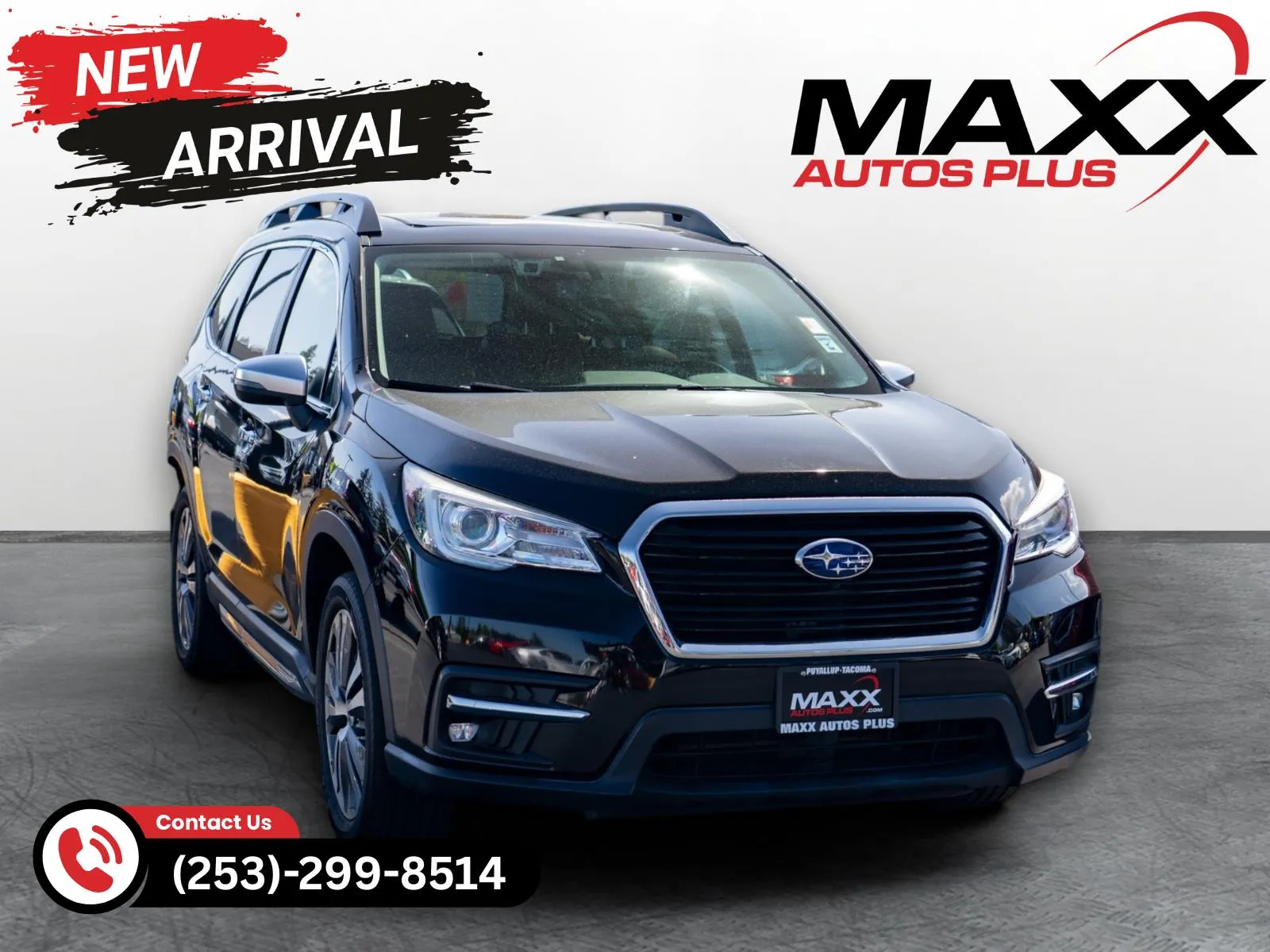 Black 2019 Subaru Ascent Touring for sale in Puyallup, WA