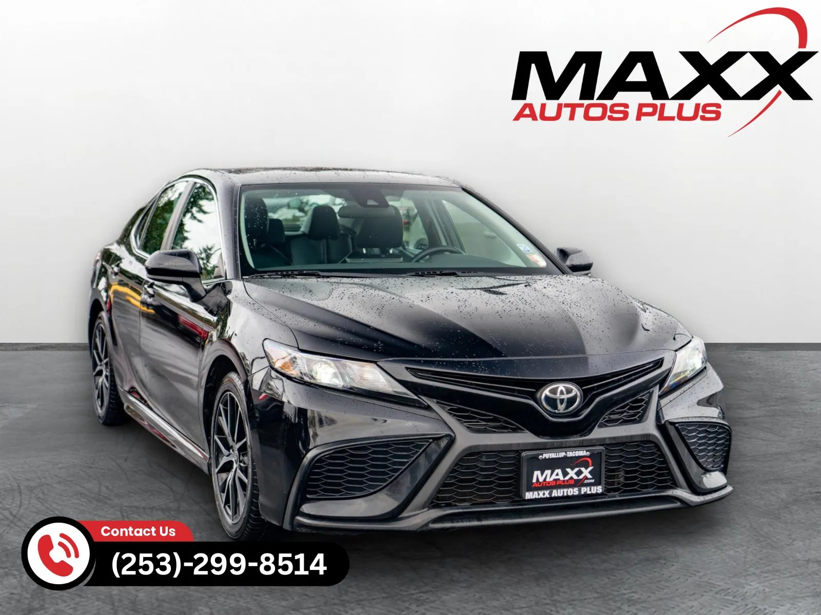 Black 2021 Toyota Camry SE for sale in Puyallup, WA