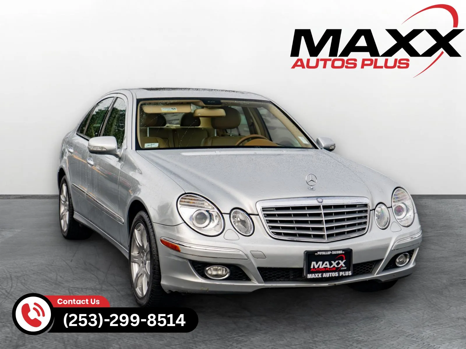 Gray 2008 Mercedes-Benz E-Class Luxury 3.5L for sale in Puyallup, WA
