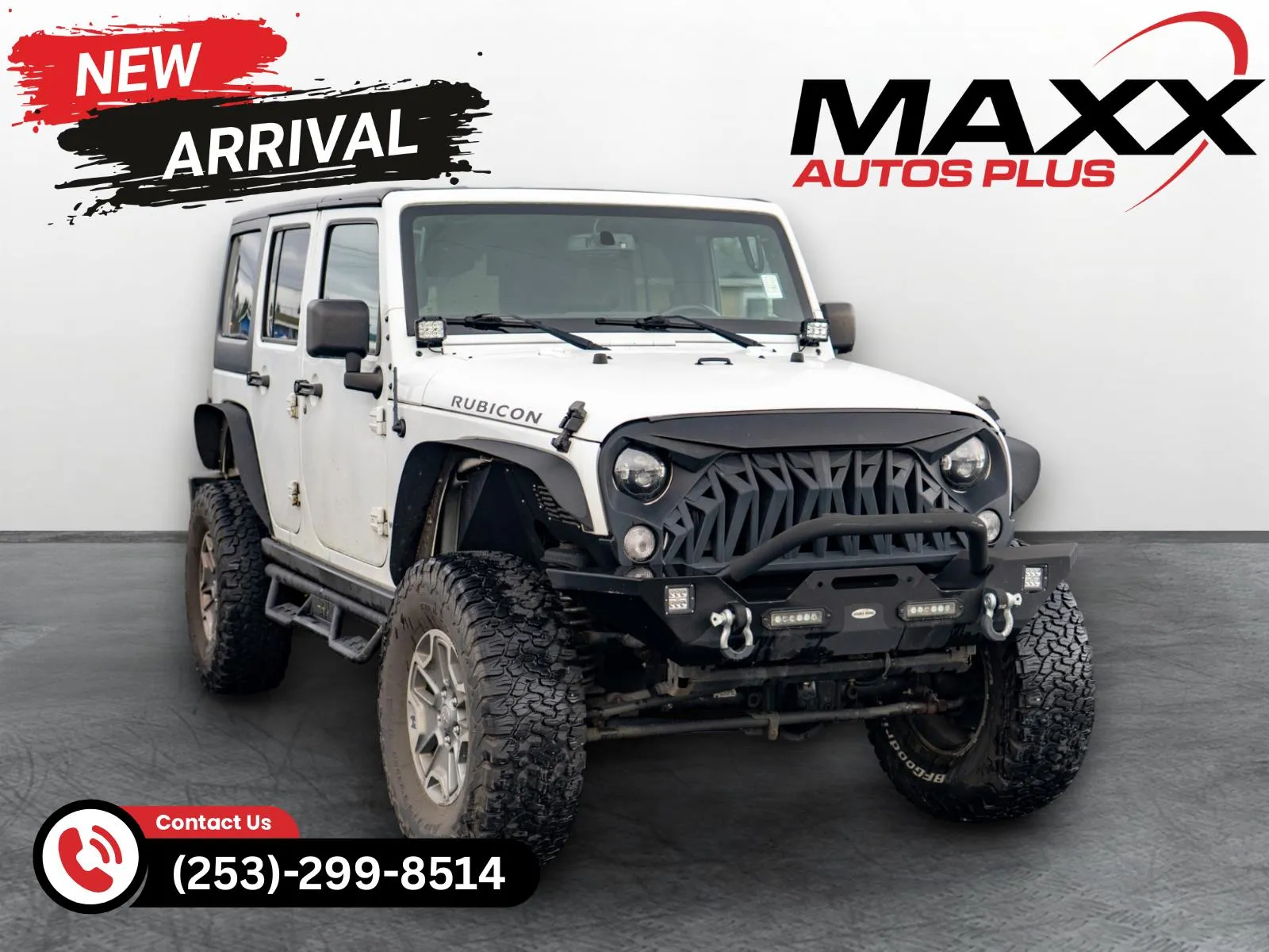 White 2015 Jeep Wrangler Unlimited Rubicon for sale in Puyallup, WA