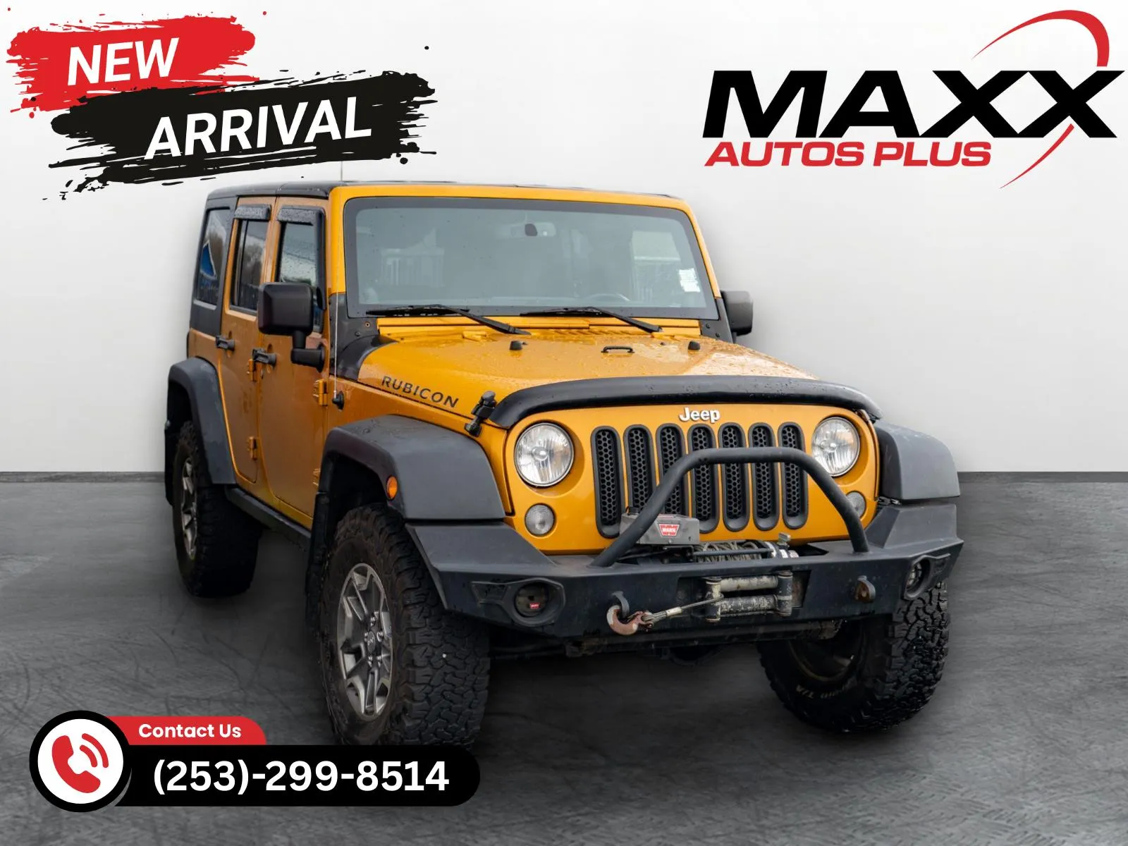 Brown 2014 Jeep Wrangler Unlimited Rubicon for sale in Puyallup, WA