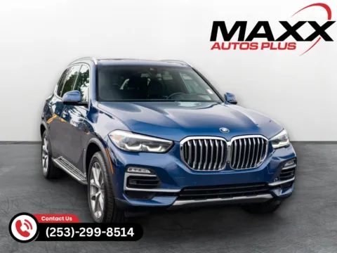 Blue 2019 BMW X5 xDrive40i for sale in Puyallup, WA