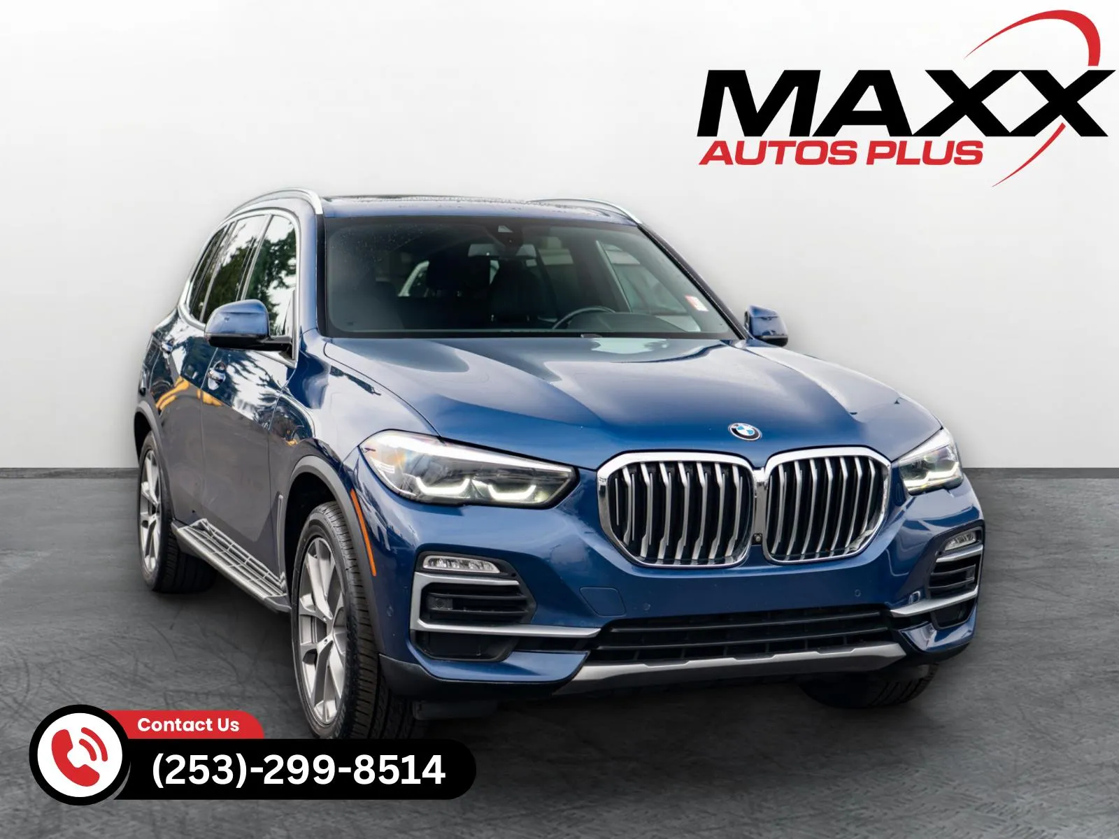 Blue 2019 BMW X5 xDrive40i for sale in Puyallup, WA