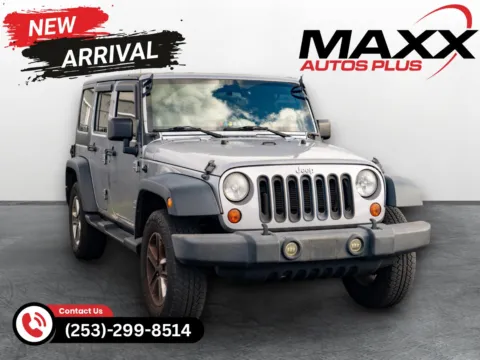 Silver 2013 Jeep Wrangler Unlimited Sport for sale in Puyallup, WA