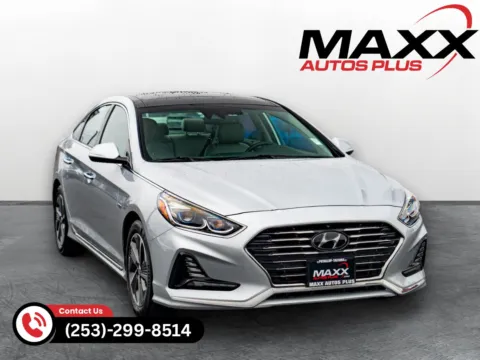 Silver 2018 Hyundai Sonata Hybrid Limited for sale in Puyallup, WA