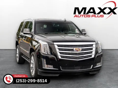 Black 2017 Cadillac Escalade Platinum Edition for sale in Puyallup, WA