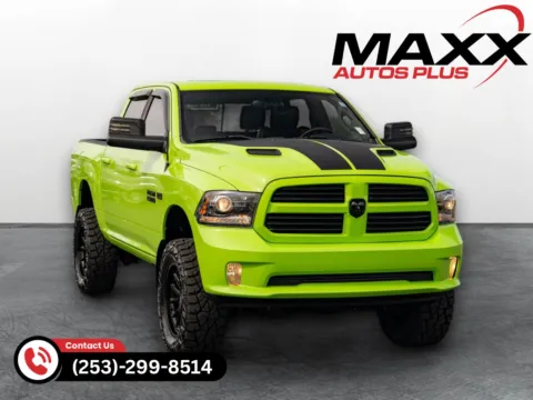 Green 2017 Ram 1500 Sport for sale in Puyallup, WA