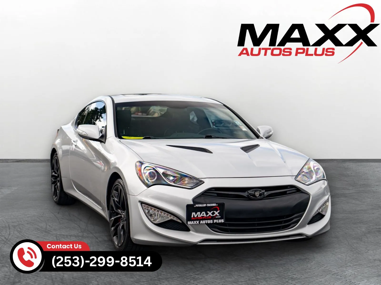 Silver 2016 Hyundai Genesis Coupe 3.8L Ultimate for sale in Puyallup, WA
