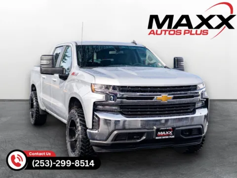 Silver 2020 Chevrolet Silverado 1500 LT for sale in Puyallup, WA