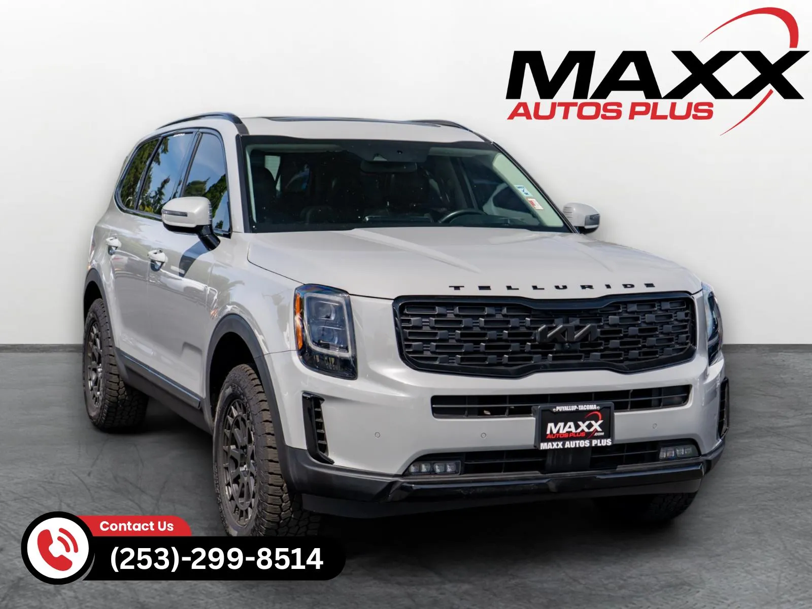 Gray 2022 Kia Telluride SX for sale in Puyallup, WA