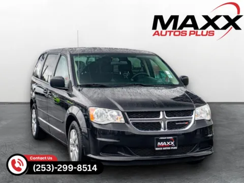 Black 2015 Dodge Grand Caravan SE for sale in Puyallup, WA