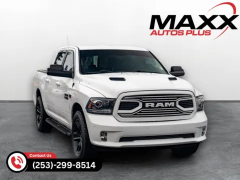 White 2018 Ram 1500 Sport for sale in Puyallup, WA