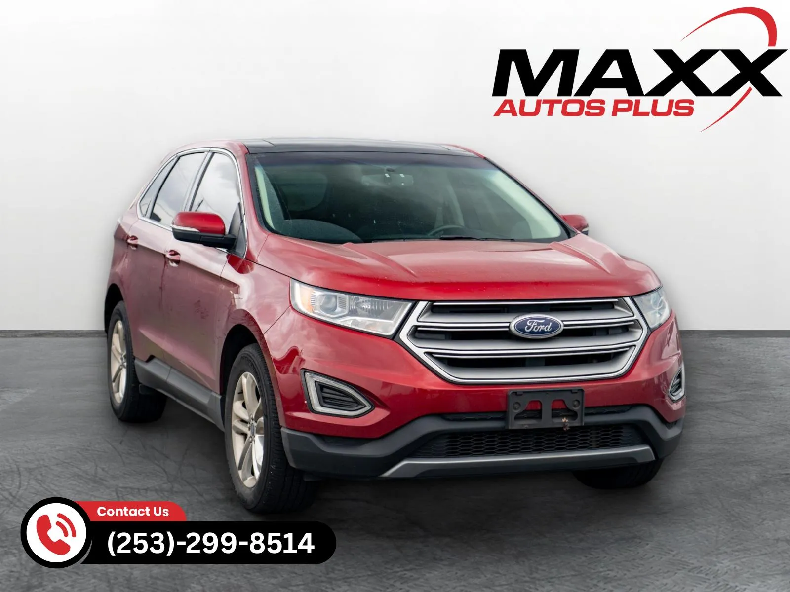 Red 2015 Ford Edge SEL for sale in Puyallup, WA