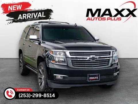 Black 2016 Chevrolet Tahoe LTZ for sale in Puyallup, WA