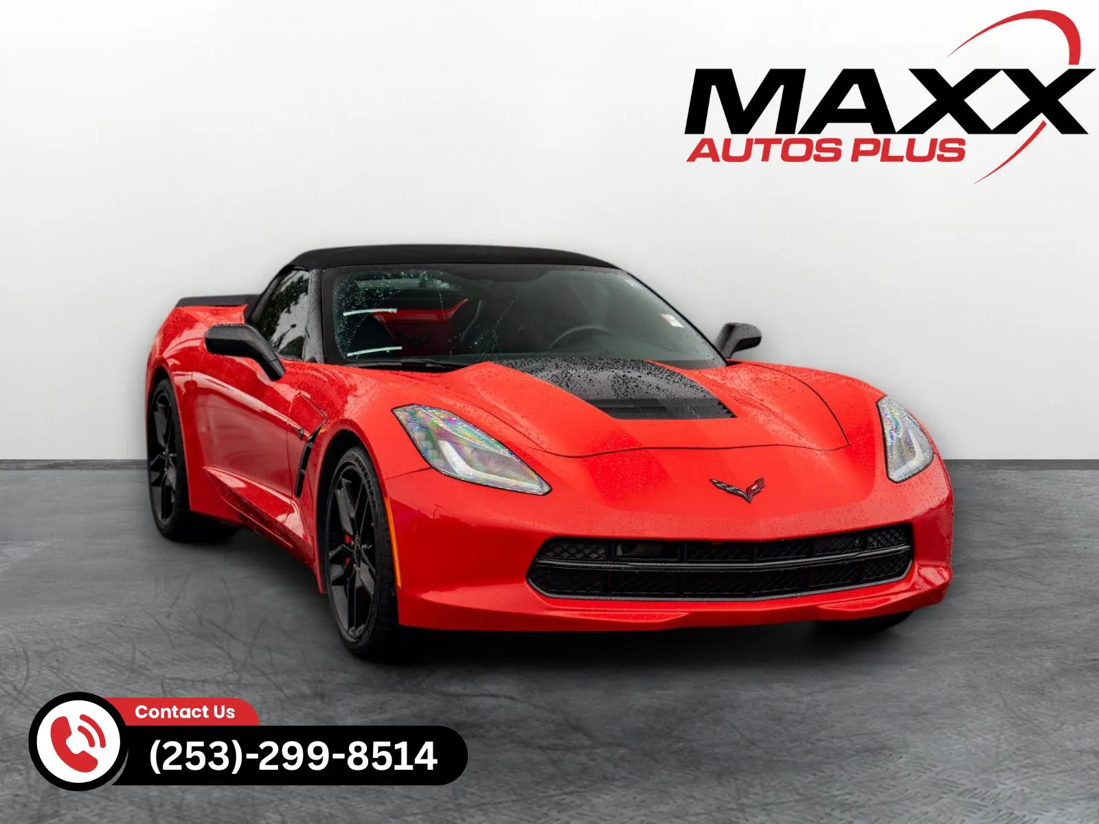 Red 2016 Chevrolet Corvette Z51 1LT for sale in Puyallup, WA