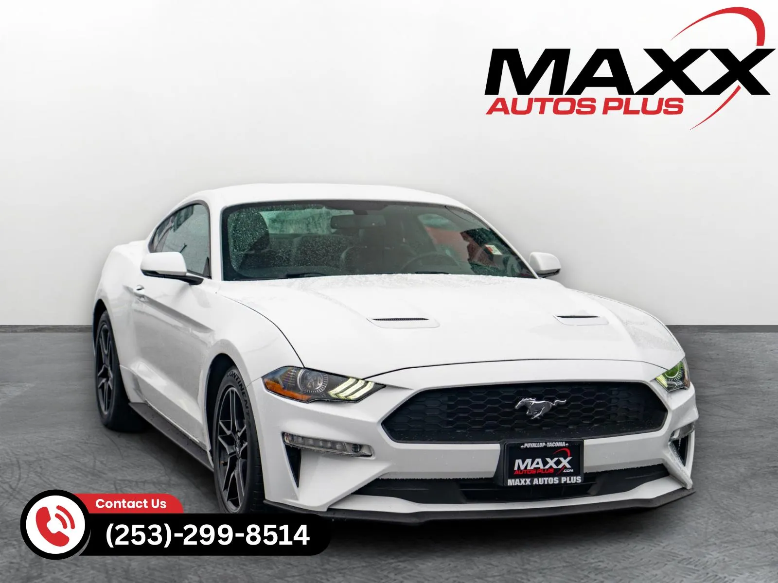 White 2018 Ford Mustang EcoBoost Premium for sale in Puyallup, WA