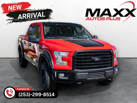 Red 2016 Ford F-150 XLT for sale in Puyallup, WA
