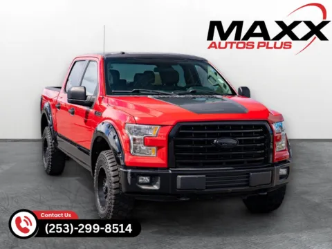 Red 2016 Ford F-150 XLT for sale in Puyallup, WA