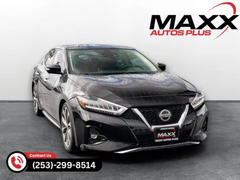 Black 2020 Nissan Maxima Platinum for sale in Puyallup, WA