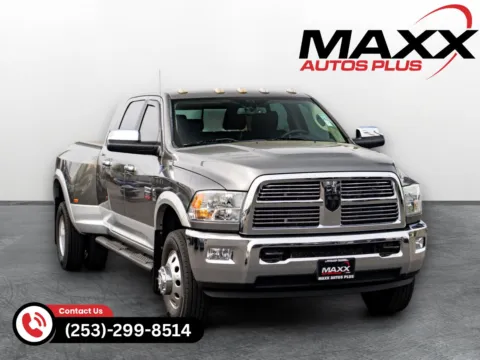 Black 2012 RAM 3500 Laramie for sale in Puyallup, WA