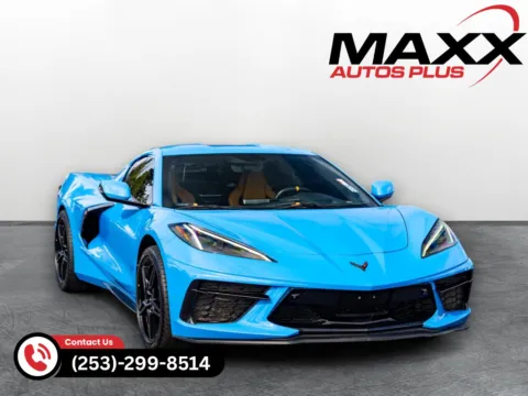 Blue 2022 Chevrolet Corvette 2LT for sale in Puyallup, WA