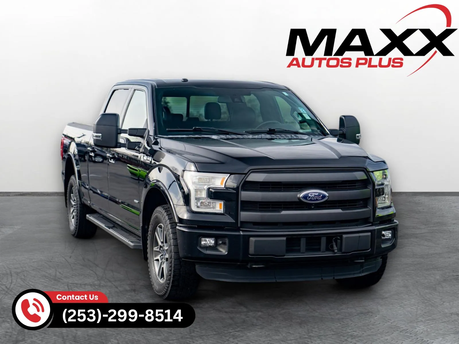Black 2016 Ford F-150 Lariat for sale in Puyallup, WA