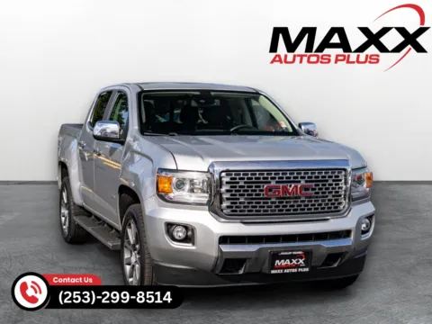 Silver 2018 GMC Canyon 4WD Denali for sale in Puyallup, WA
