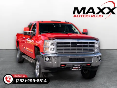 Red 2015 Chevrolet Silverado 2500HD Built After Aug 14 LTZ for sale in Puyallup, WA
