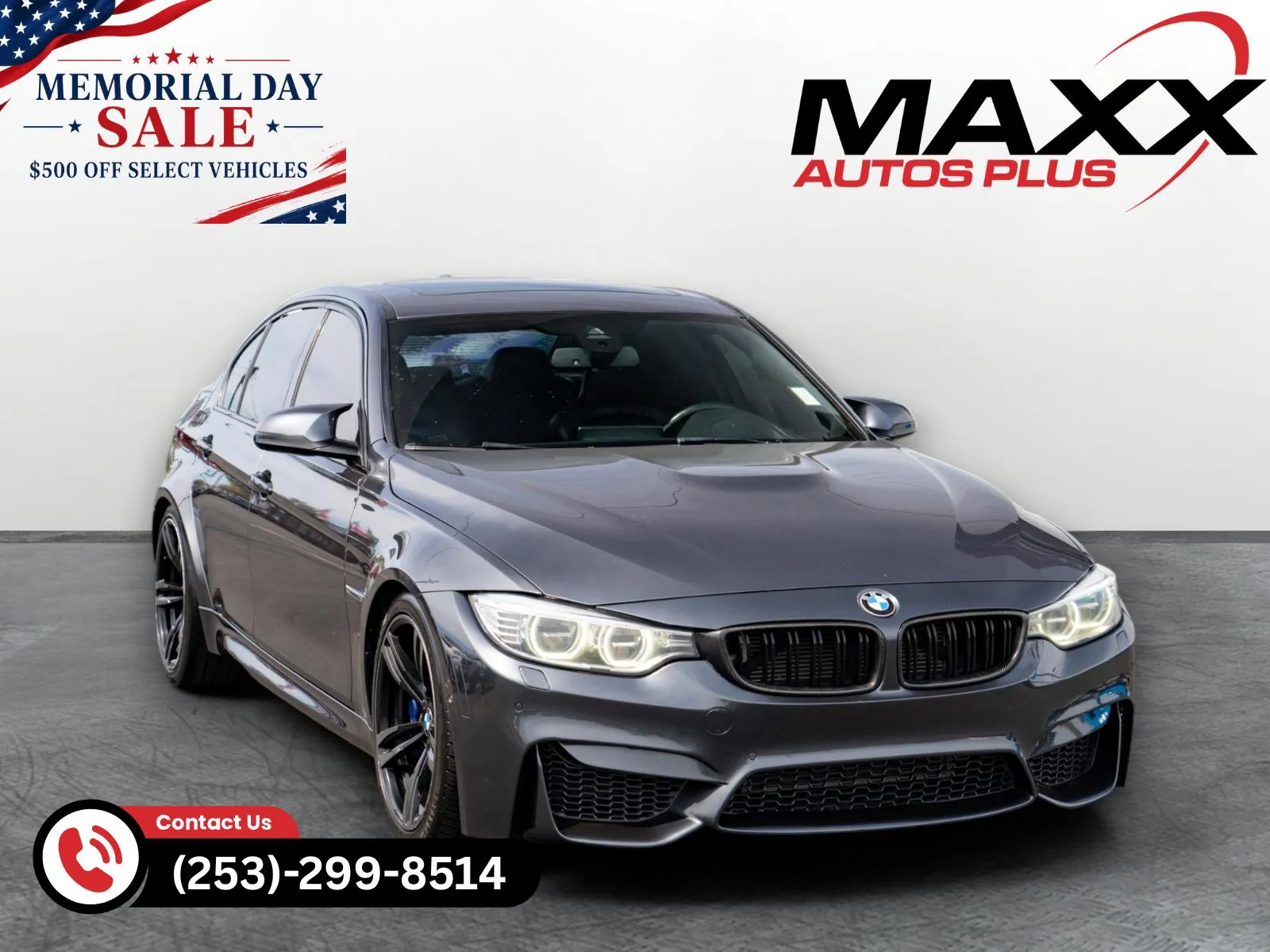 Gray 2016 BMW M3 Sedan 4D for sale in Puyallup, WA