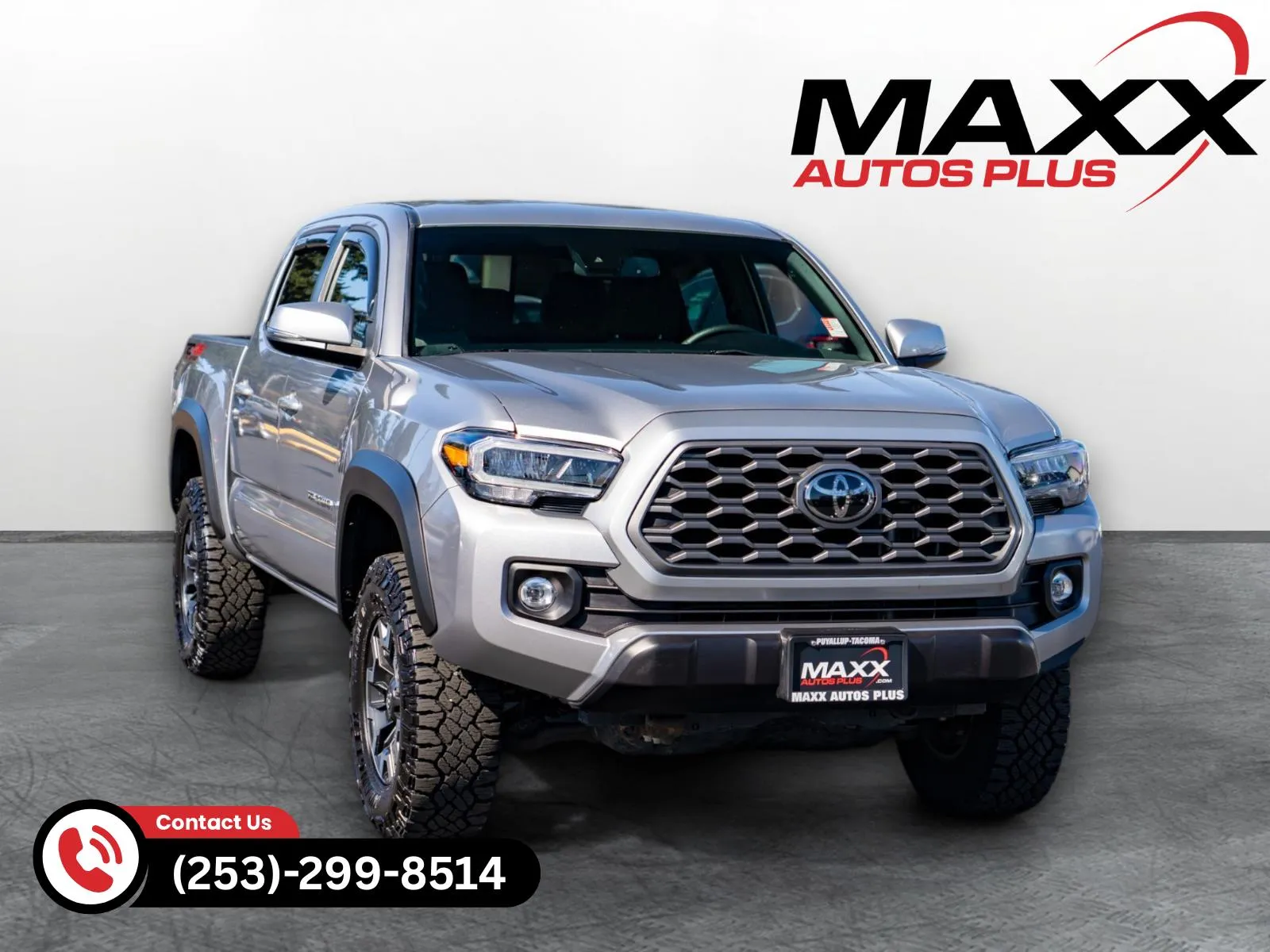 Silver 2021 Toyota Tacoma TRD Off Road for sale in Puyallup, WA