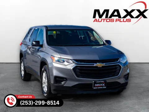 Gray 2019 Chevrolet Traverse LS for sale in Puyallup, WA