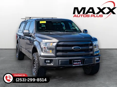 Gray 2015 Ford F-150 Lariat for sale in Puyallup, WA