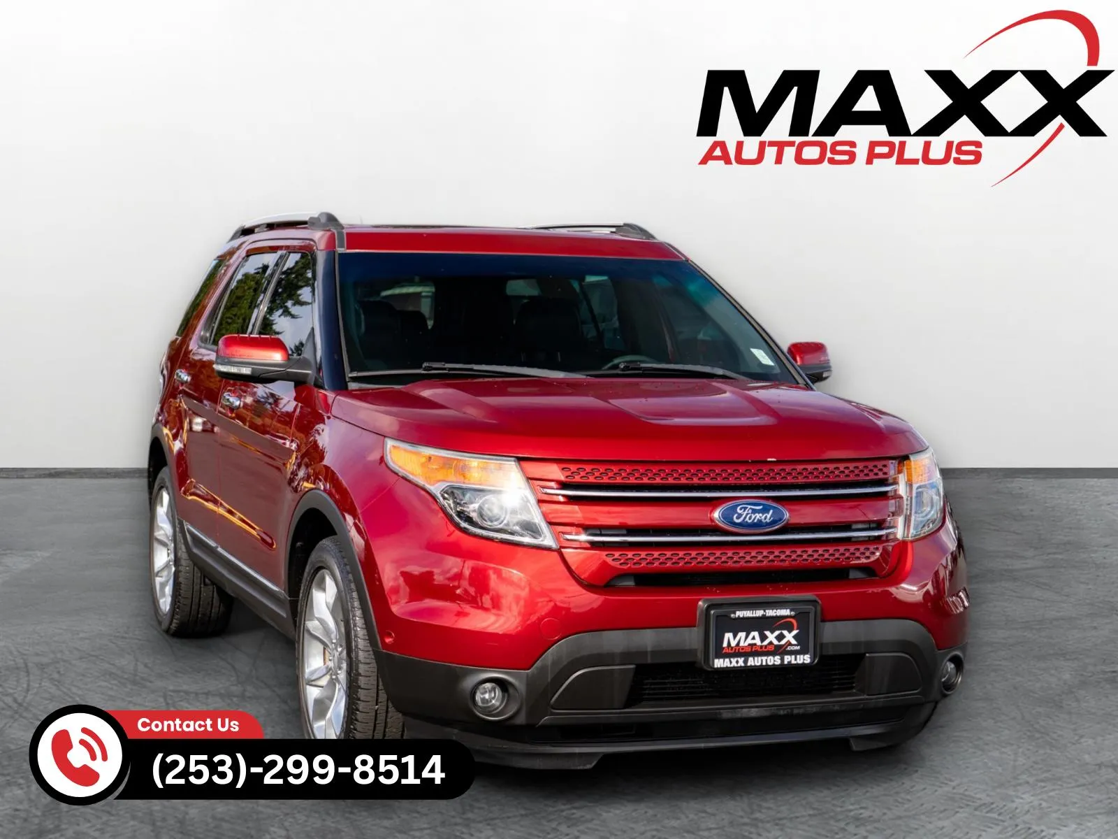 Red 2013 Ford Explorer Limited for sale in Puyallup, WA