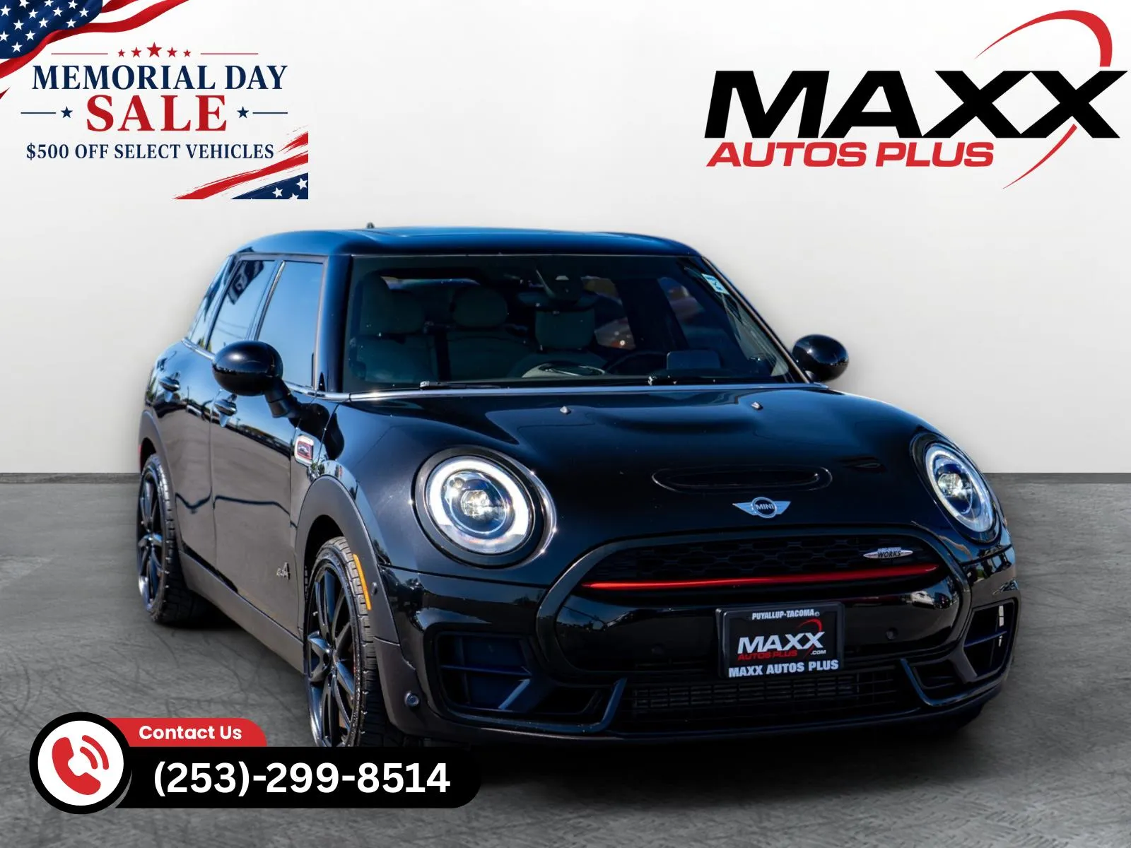 Black 2017 MINI Clubman John Cooper Works for sale in Puyallup, WA